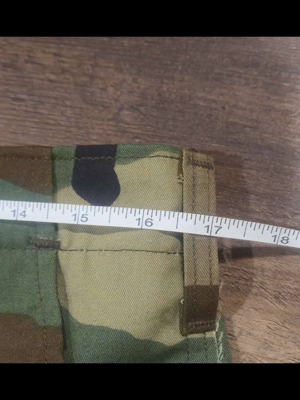 Woodland Camo Cargo Pants - Green / Brown / Black - Picture 5 of 6